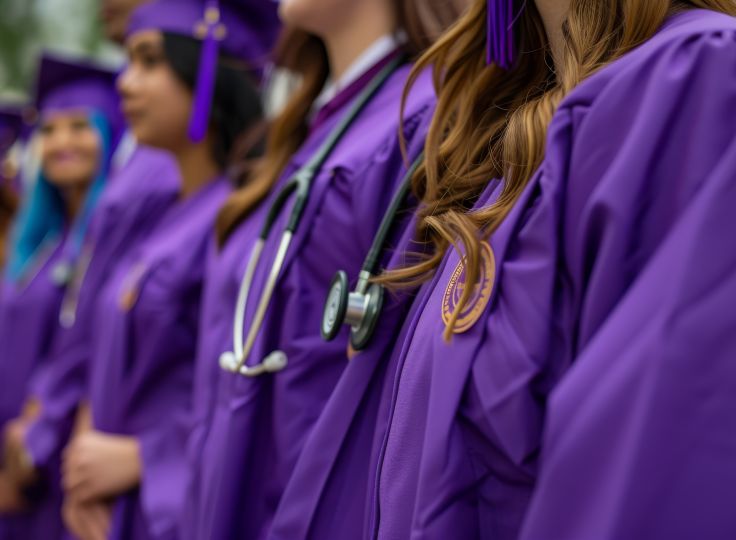 Graduating nurses