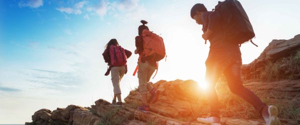 People hiking