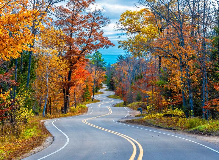 Fall foliage in Wisconsin