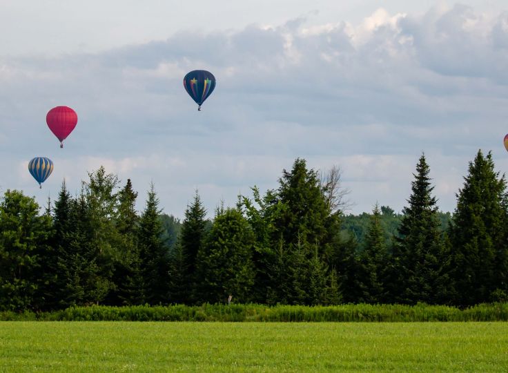 Hot air balloons in Wausau WI