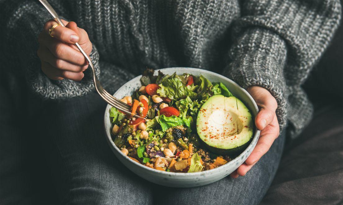 Bowl of healthy food