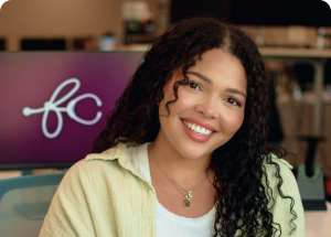 A smiling Flexcare recruiter